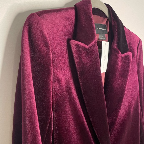 Club Monaco Jackets & Blazers - Club Monaco Velvet Blazer